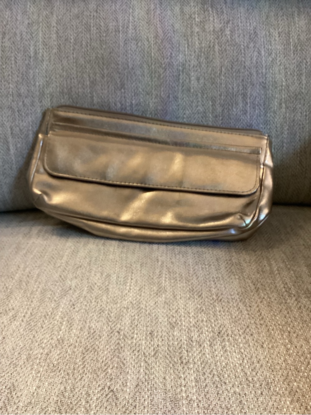 Metallic Bronze Gold Women’s Clutch Bag